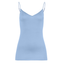 Hanro Cotton Seamless Top mit Spaghettiträgern Blue Moon