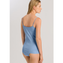 Hanro Cotton Seamless Top mit Spaghettiträgern Blue Moon