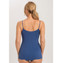 Hanro Cotton Seamless Padded Spaghetti Top True Navy