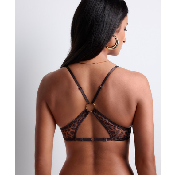 Aubade Crazy In Love Bralette Satin Brown
