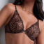 Aubade Crazy In Love Plunge BH Satin Brown