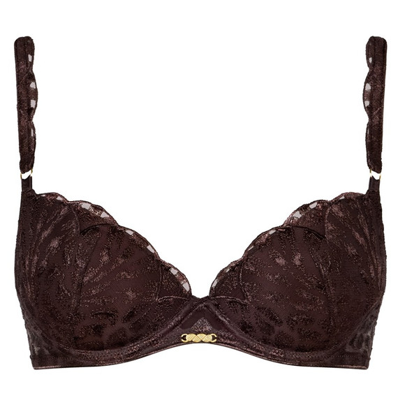 Aubade Crazy In Love Push-up BH Satin Brown