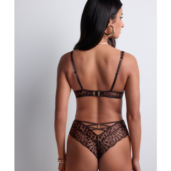 Aubade Crazy In Love Tailleslip Satin Brown