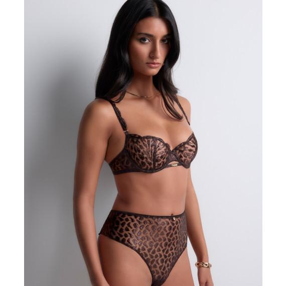 Aubade Crazy In Love Tailleslip Satin Brown