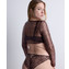 Aubade Crazy In Love Top Satin Brown