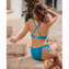 Annadiva Swim Crible Plunge Bikini Oberteil Petrol