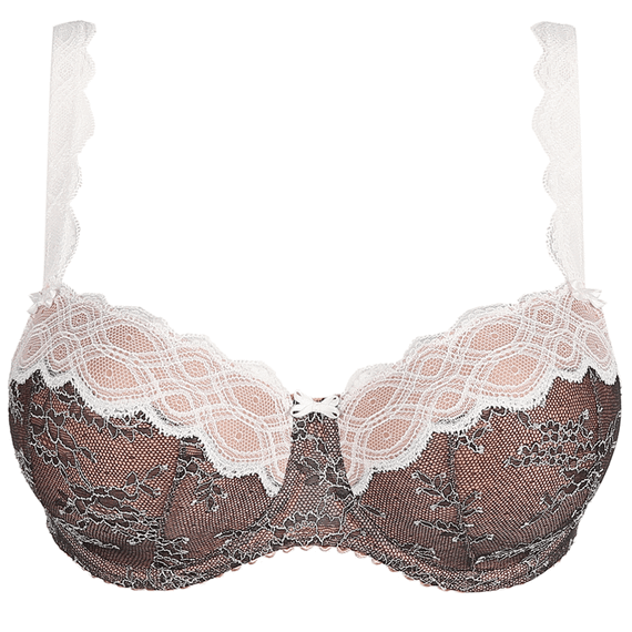 PrimaDonna Crystal Voorgevormde Balconette BH Zwart 