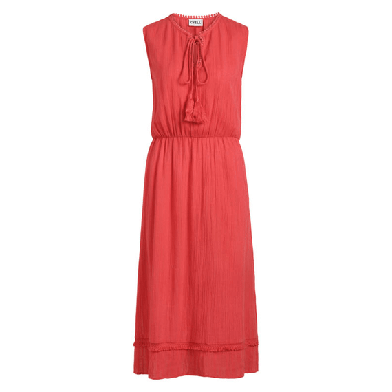 Cyell Sunrise Lange Strandjurk Bittersweet Red