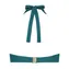 Cyell Flora Teal Halter Bikinitop