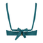 Cyell Flora Teal Halter Bikinitop