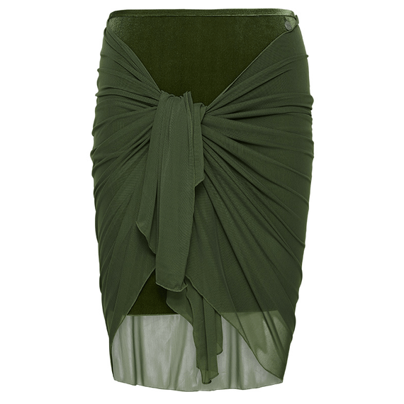 Beachlife Cypress Rokje Velvet Green