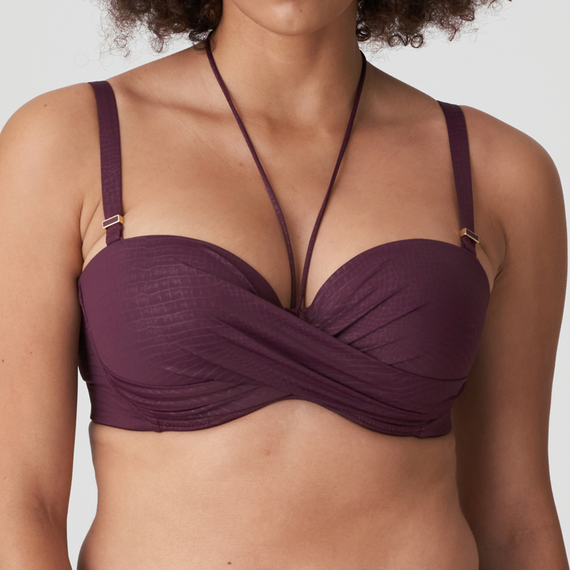 PrimaDonna Swim Dalyan Bandeau Bikinitop Wine