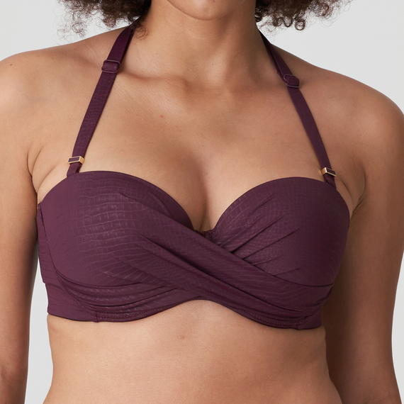 PrimaDonna Swim Dalyan Bandeau Bikinitop Wine