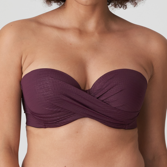 PrimaDonna Swim Dalyan Bandeau Bikinitop Wine