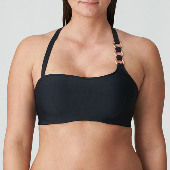 PrimaDonna Swim Damietta One Shoulder Bikini Oberteil Schwarz
