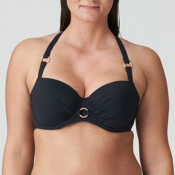 PrimaDonna Swim Damietta Voorgevormde Balconette Bikinitop Zwart