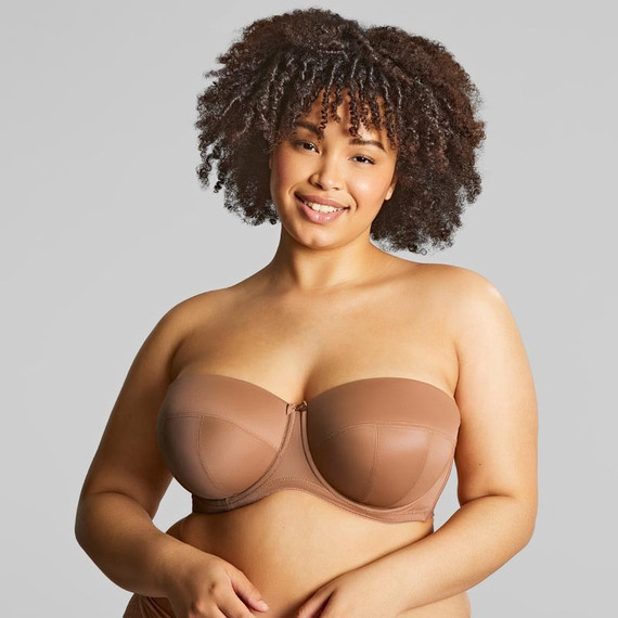 Sculptresse Dana Strapless BH Caramel