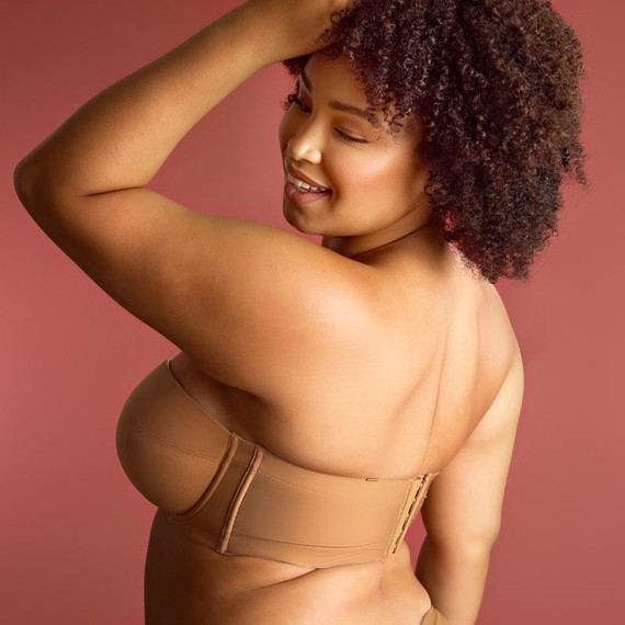Sculptresse Dana Strapless BH Caramel