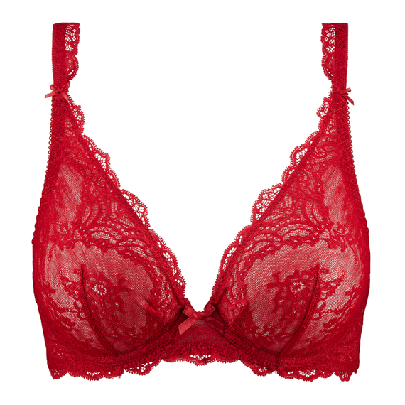 Aubade Danse des Sense Plunge BH Irresistible Red
