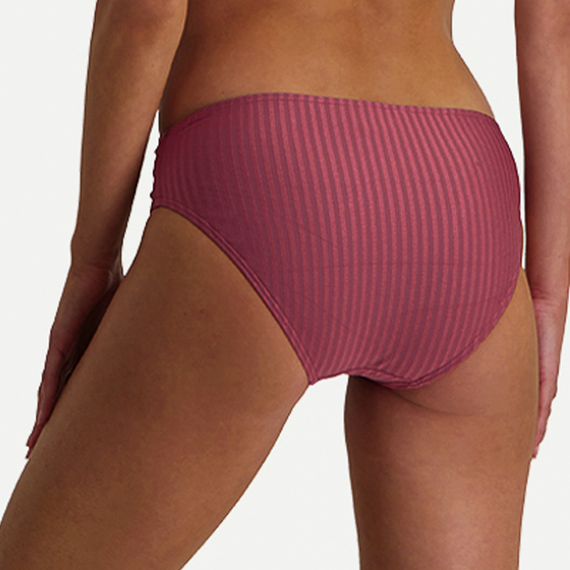 Beachlife Dark Rose Hoog Bikinibroekje