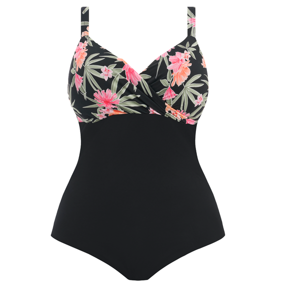 Elomi Swim Dark Tropics Badpak Black 