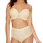 Freya Deco Darling strapless bh ivoor en hoge slip