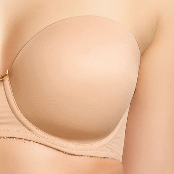 Freya Deco Strapless BH Nude