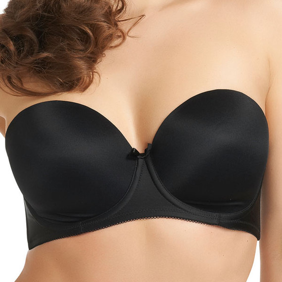 Freya Deco Strapless BH Zwart