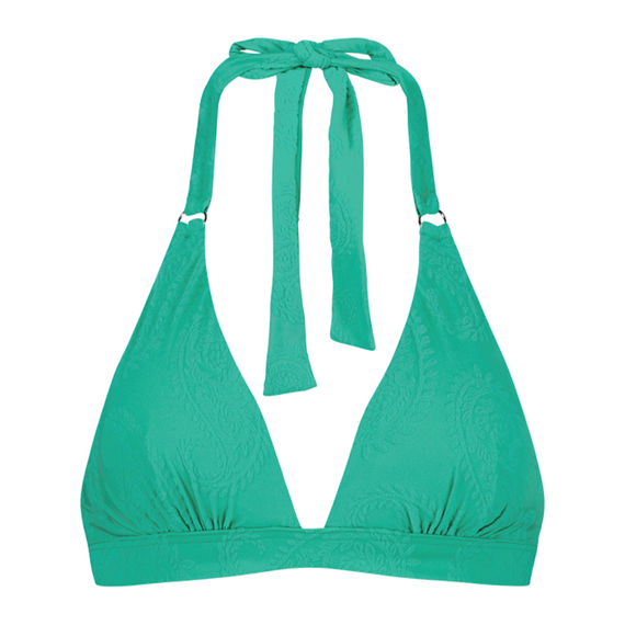 Deep Green Triangle Bikinitop