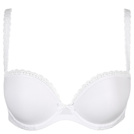 Marie Jo Delphine Strapless BH White