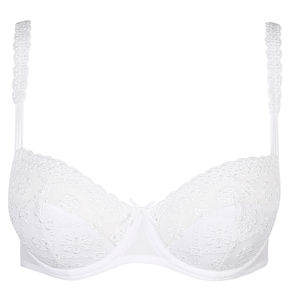 Marie Jo Delphine Voorgevormde Balconette BH White