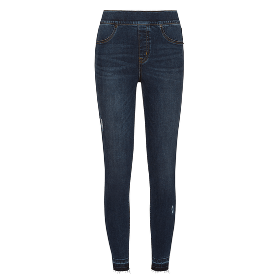 Spanx Distressed Denim Legging Medium Wash