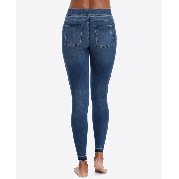 Spanx Distressed Denim Legging Medium Wash