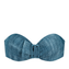 Beachlife Denim Bandeau Bikinitop