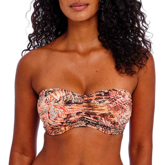 Freya Swim Desert Cat Bandeau Bikinitop Sunset