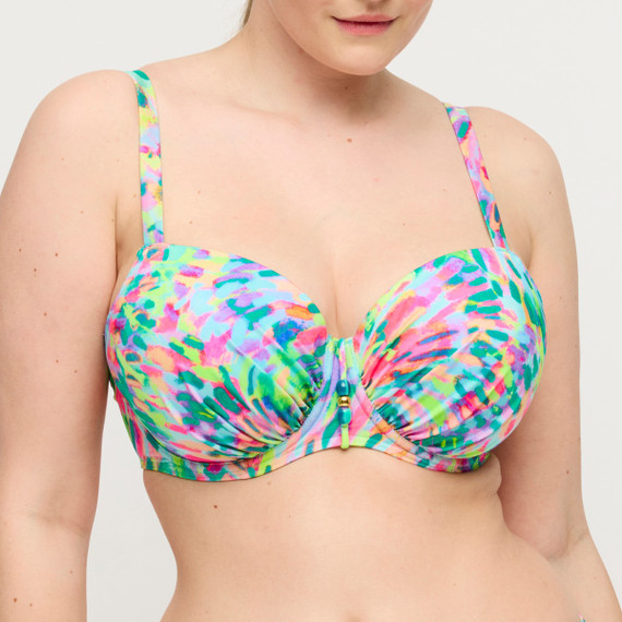 Primadonna Swim Douala Voorgevormde Balconette Bikinitop Impressionist Summer