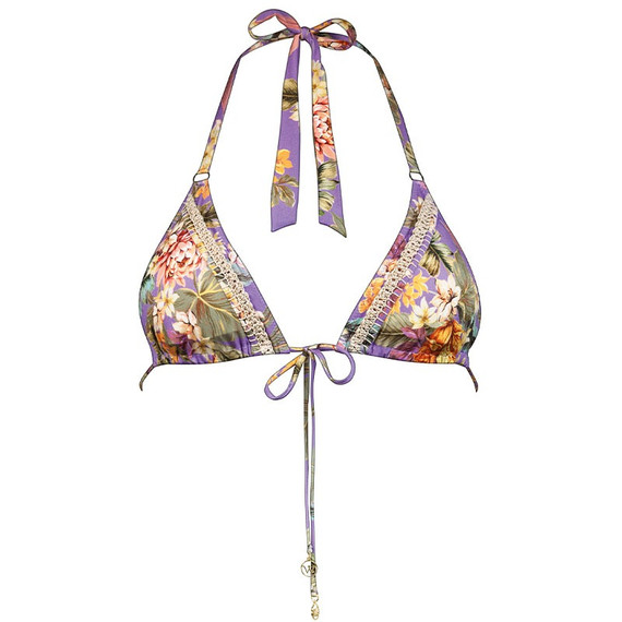 Watercult Dreamscape Tropics Triangle Bikinitop Lilac Pastel Mix