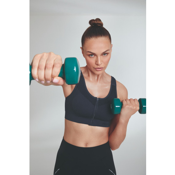 Anita Active Easymove Zip Sport BH Carbon Grey