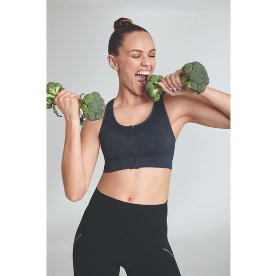 Anita Active Easymove Zip Sport BH Carbon Grey