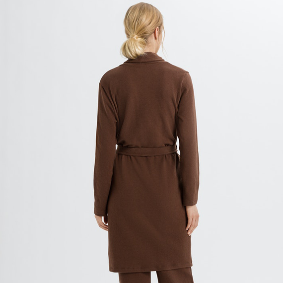 Hanro Easy Wear Badjas Dark Brown