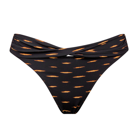Watercult Eclectic Flames Bikinibroekje Burned Black