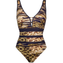 Maryan Mehlhorn Edge Voorgevormd Badpak Tiger Camo