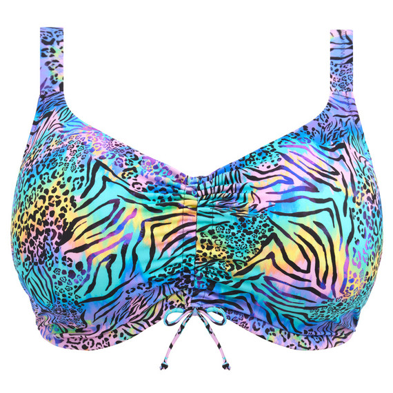 Elomi Bademode Electric Savannah Plunge Bikinitop Zebra 