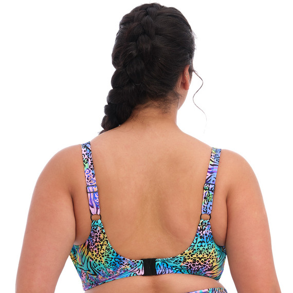 Elomi Bademode Electric Savannah Plunge Bikinitop Zebra 