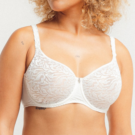 Louisa Bracq Electric Waves Nahtloser Bügel BH Nacre