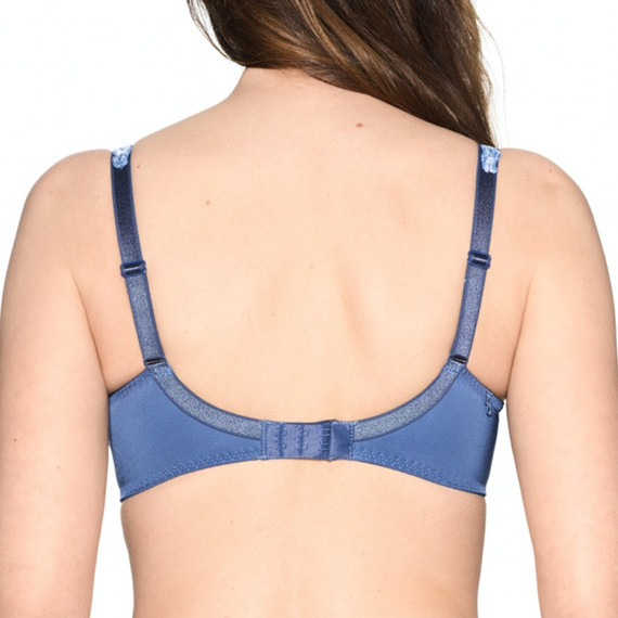 Louisa Bracq Electric Waves Naadloze Beugel BH Blue Jeans