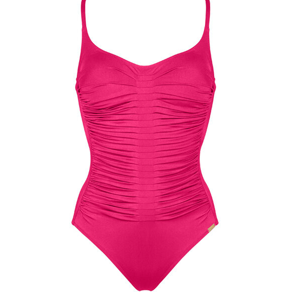 Maryan Mehlhorn Elevation Badeanzug mit Bügel Electric Pink
