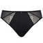 Sculptresse Ella High Leg Slip Black Sequin