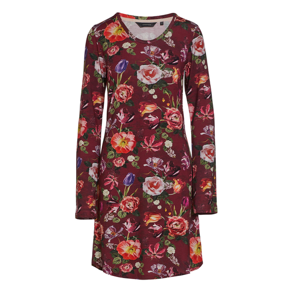 Essenza Elm Scarlett Nachthemd Wine Red