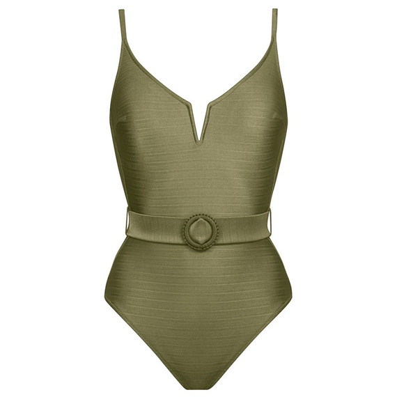 Maryan Mehlhorn Elyon Badeanzug Satin Moss